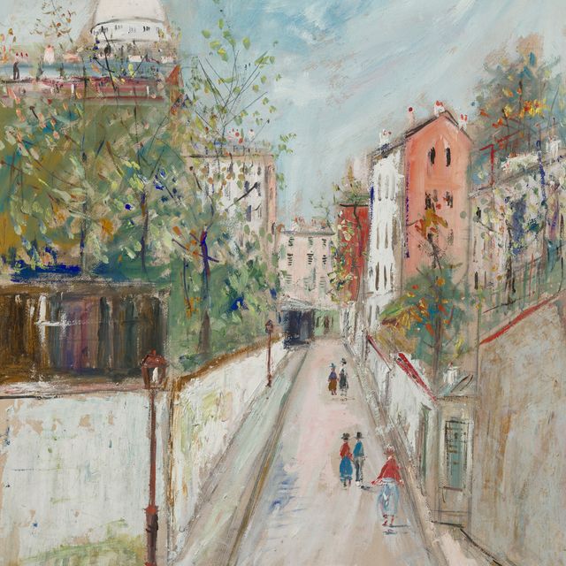 Maurice Utrillo — Улица Норвин на Монмартре