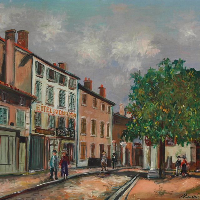 Maurice Utrillo — На улице Сен-Леже