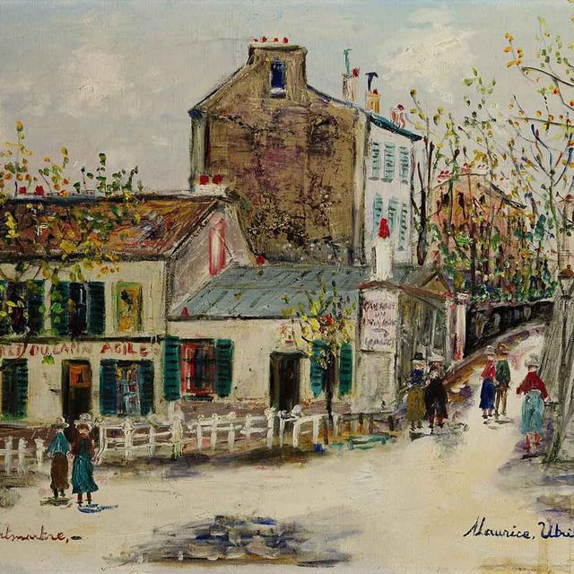 Maurice Utrillo — Ловкий лапин на Монмартре