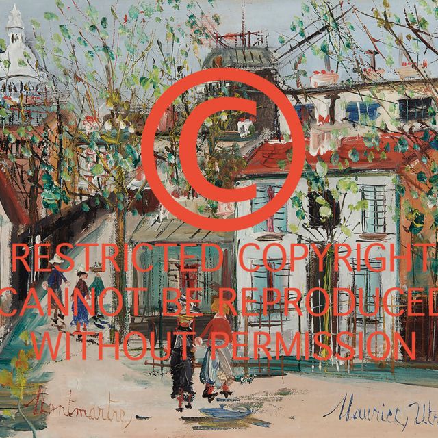 Maurice Utrillo — Маки на Монмартре