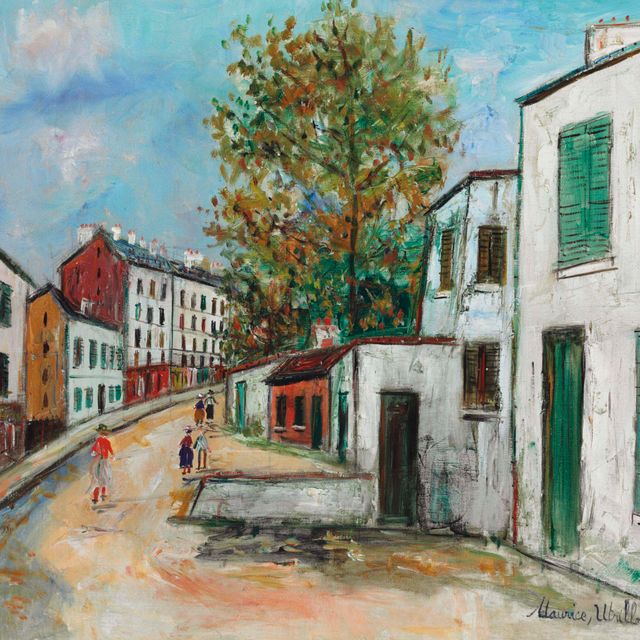 Maurice Utrillo — Улица на Монмартре