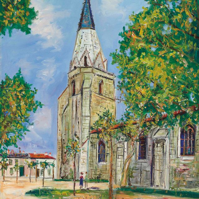 Maurice Utrillo — Эглиз Сент-Мари, Иль де Ре (Нижняя Шаранта)