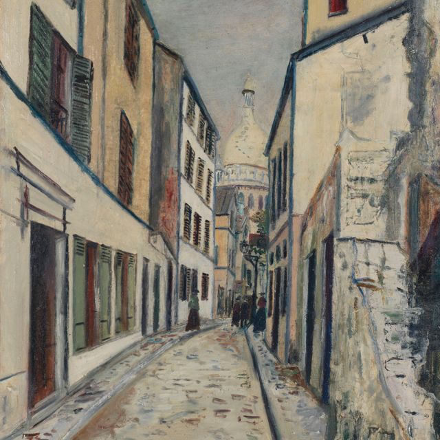 Maurice Utrillo — Улица Сен-Рустик