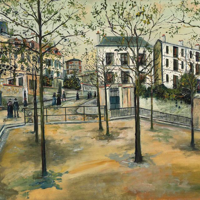 Maurice Utrillo — Площадь Равиньян