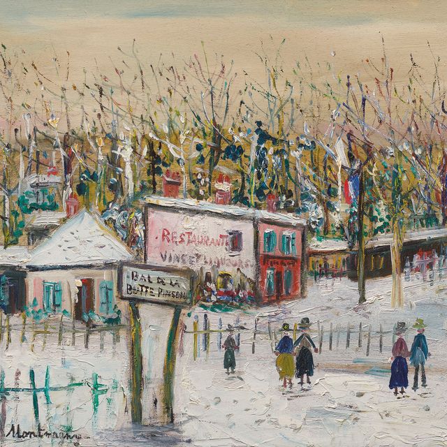 Maurice Utrillo — Улица Бют-Пинсон-су-ла-Неж, Монманьи (Валь-д'Уаз)