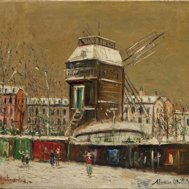 Maurice Utrillo — Мулен-де-ла-Галетт в окрестностях Монмартра