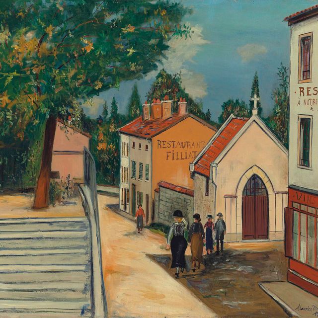 Maurice Utrillo — Часовня Нотр-Дам-де-ла-Салетт, Франция (Айн)