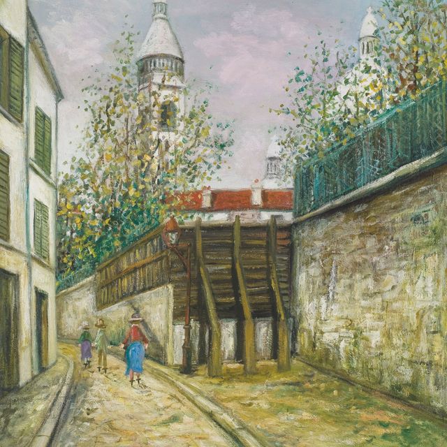 Maurice Utrillo — Улица Счастья на Монмартре
