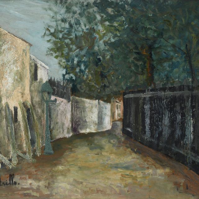 Maurice Utrillo — Улица Сен-Венсан, Монмартр