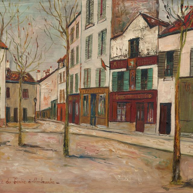 Maurice Utrillo — Площадь Тертр на Монмартре