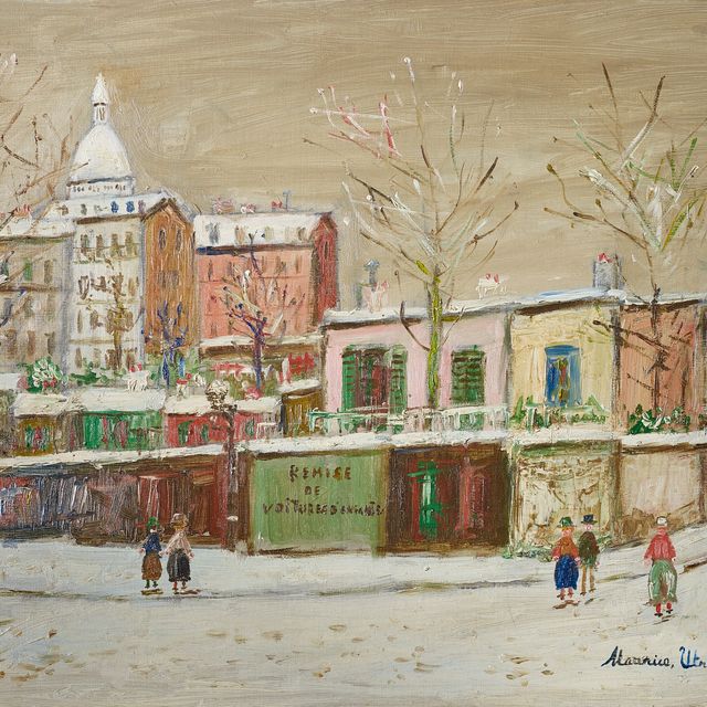 Maurice Utrillo — Возвращение к жизни на улице Ламарка на Монмартре