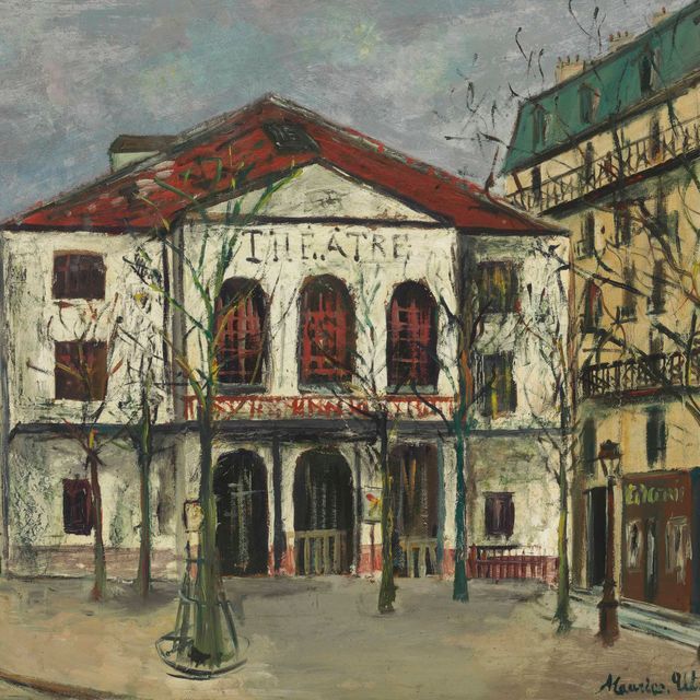 Maurice Utrillo — Театр искусств на Монмартре