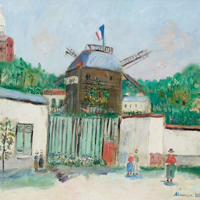Maurice Utrillo — Мулен-де-ла-Галетт, Монмартр