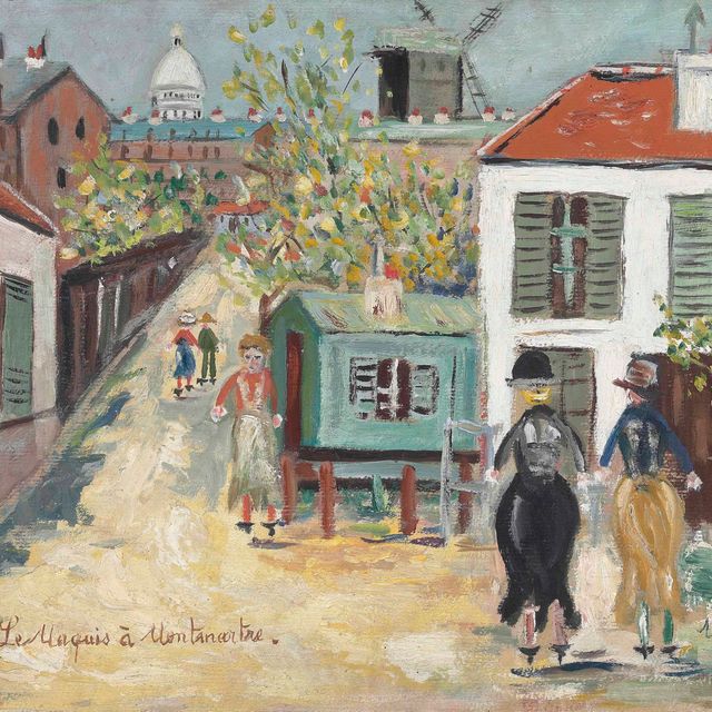 Maurice Utrillo — Маки на Монмартре