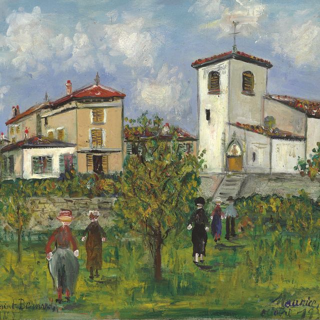 Maurice Utrillo — Эглиз де Сен-Бернар (Айн)