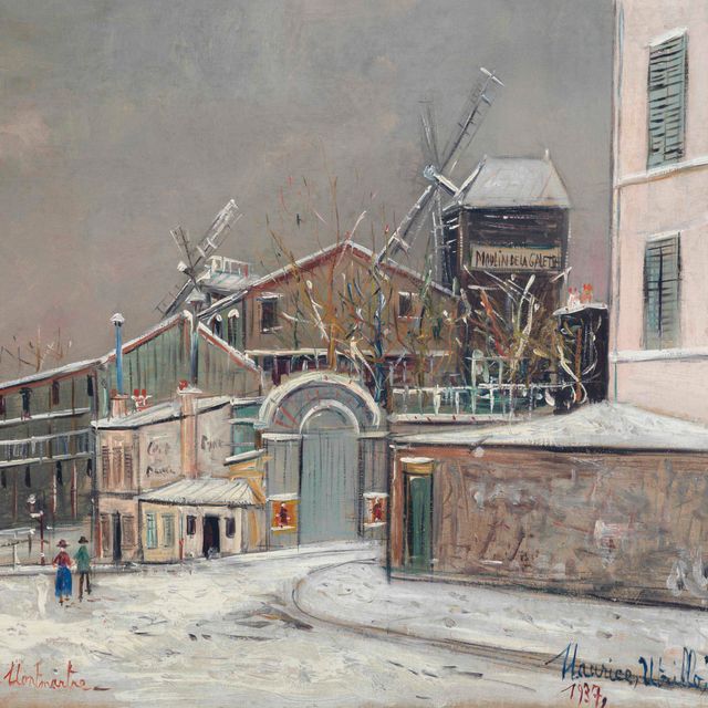 Maurice Utrillo — Мулен-де-ла-Галетт, Монмартр