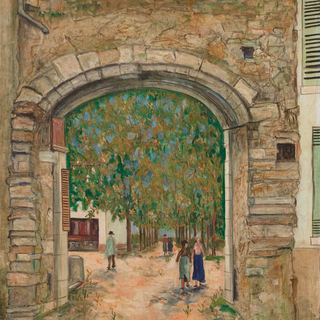 Maurice Utrillo — Старое крыльцо Сен-Бернара
