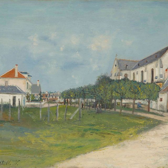 Maurice Utrillo — Церковь Сен-Жан-о-Буа (Уаза)