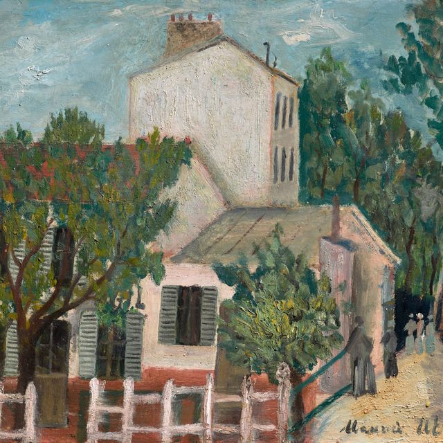 Maurice Utrillo — Ловкий Лапин на Монмартре
