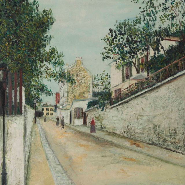 Maurice Utrillo — Улица Норвин на Монмартре