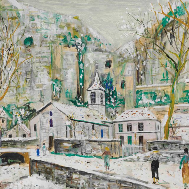 Maurice Utrillo — Туннель и гроты эшелонов в Савойе