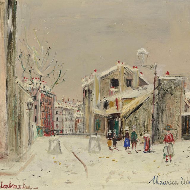 Maurice Utrillo — Дом Мими Пинсон на Монмартре