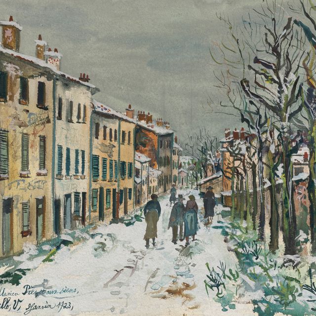 Maurice Utrillo — Улица су-ла-неж