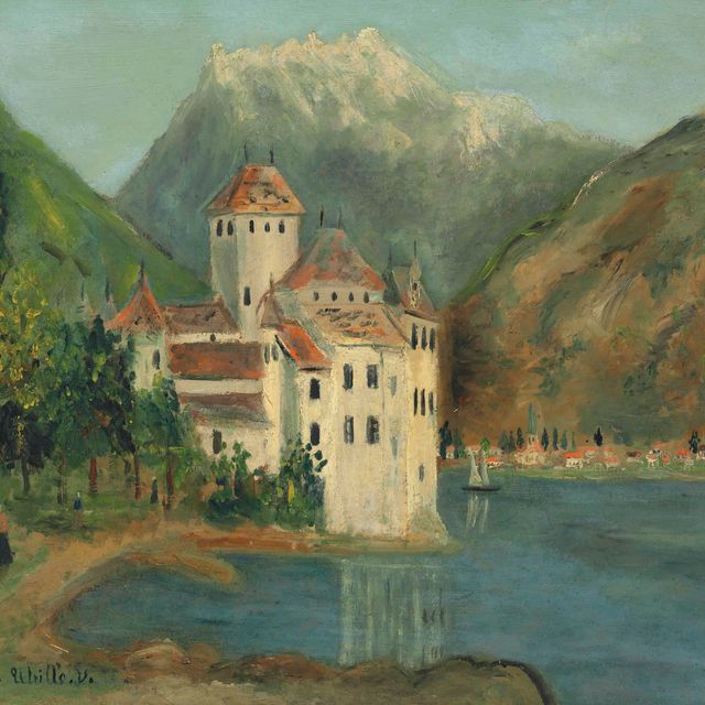 Maurice Utrillo — Шильонский замок (Швейцария)