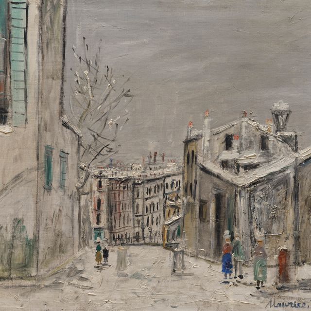 Maurice Utrillo — Дом Мими Пинсон совсем рядом