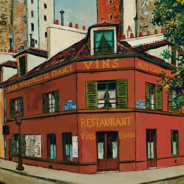Maurice Utrillo — Ресторан "Aux Vignobles de France"