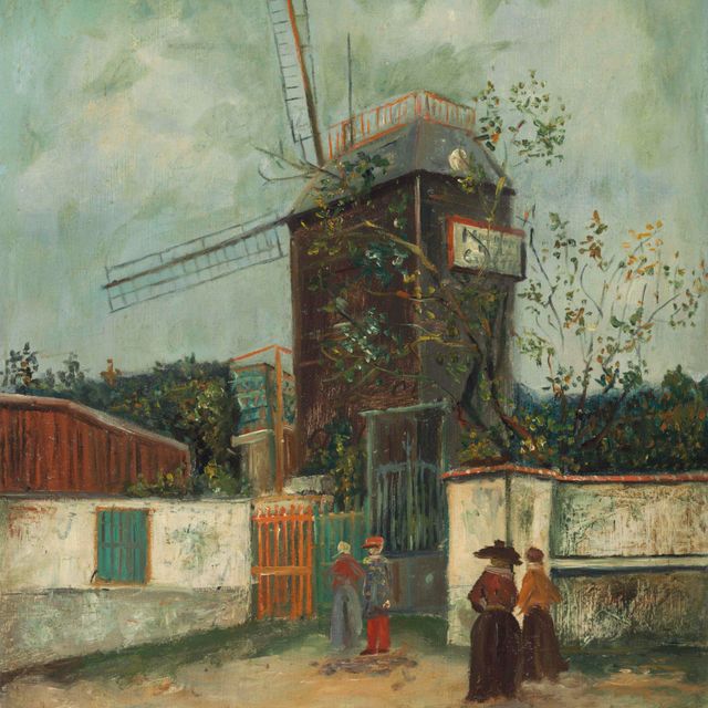 Maurice Utrillo — Ле-Мулен-де-ла-Галетт