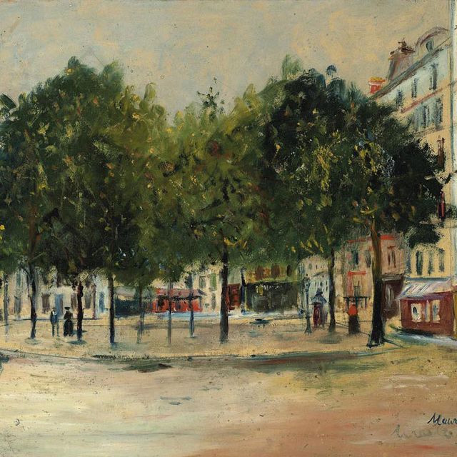 Maurice Utrillo — Площадь Константина Пекера, Монмартр, Париж