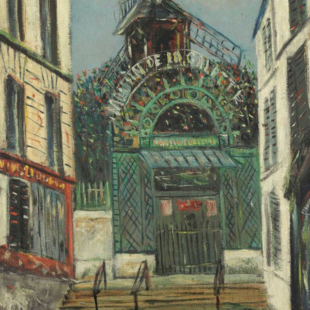 Maurice Utrillo — Мулен-де-ла-Галетт, улица Лепик