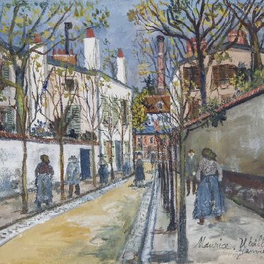 Maurice Utrillo — Улица на Монмартре