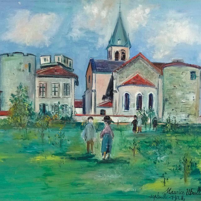 Maurice Utrillo — Эглиз д'Амберье-ан-Домб (Айн)