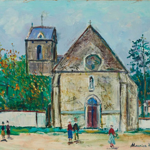 Maurice Utrillo — Церковь Святого Илариона (Сена и Уаза)