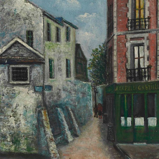 Maurice Utrillo — Прекрасная Габриэль на Монмартре