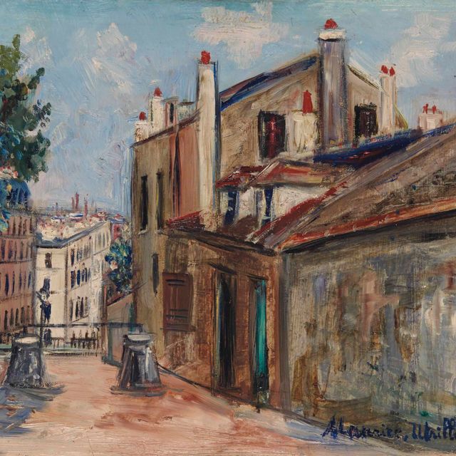 Maurice Utrillo — Дом Мими Пинсон на Монмартре