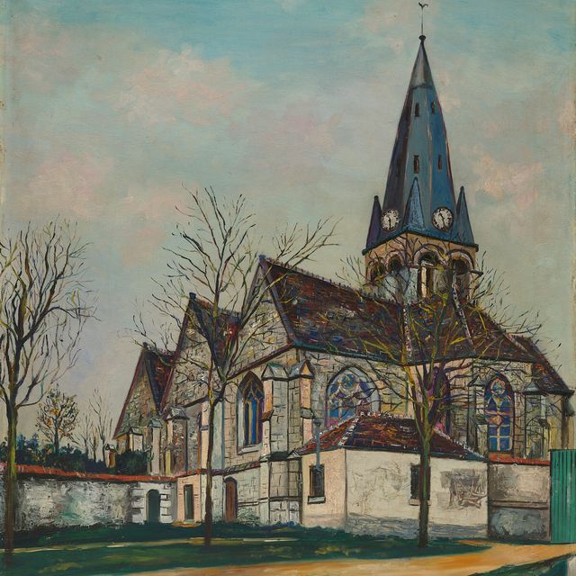 Maurice Utrillo — Церковь Мароля (Эна)