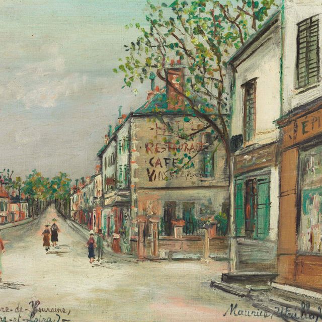 Maurice Utrillo — Национальная улица Сент-Мор-де-Турень (Андр и Луара)