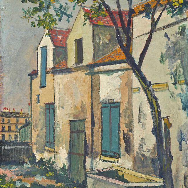 Maurice Utrillo — Ферма Дебре на Монмартре, Париж