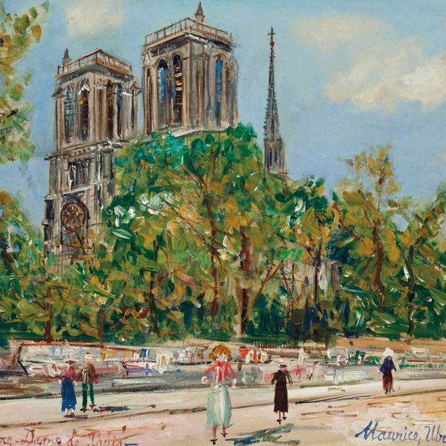 Maurice Utrillo — Собор Парижской Богоматери