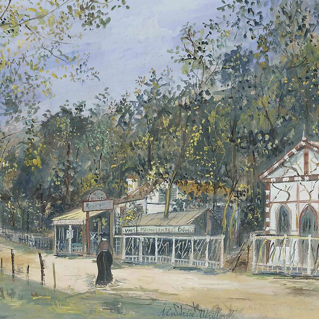 Maurice Utrillo — Ресторан Le restaurant Lambert