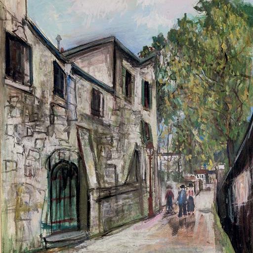 Maurice Utrillo — Улица Сен-Венсан
