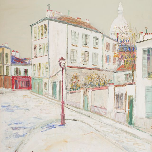 Maurice Utrillo — Площадь Жан-Батиста Клемана на Монмартре