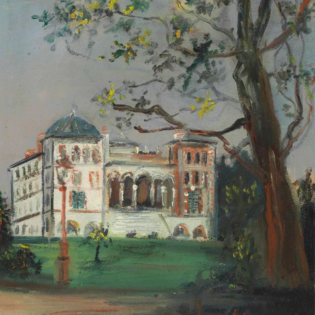 Maurice Utrillo — Парк Монсури, бывший дворец Бардо, обсерватория, Париж