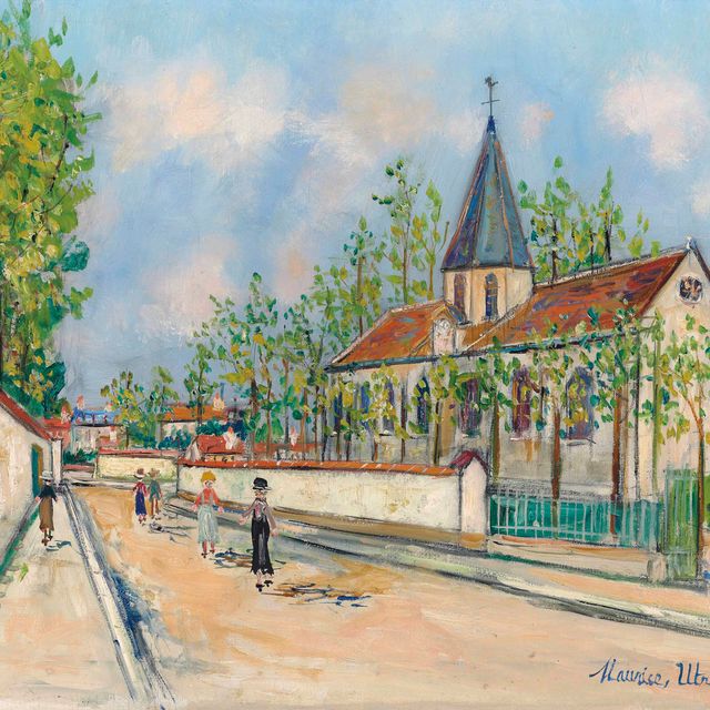 Maurice Utrillo — Эглиз д'Обонн
