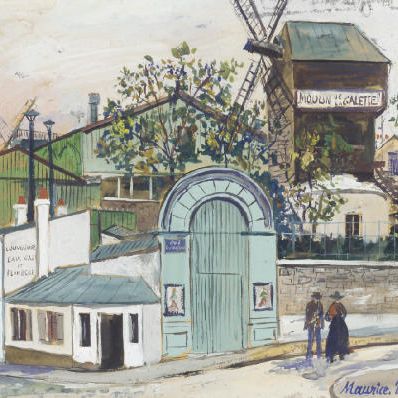 Maurice Utrillo — Ле-Мулен-де-ла-Галетт