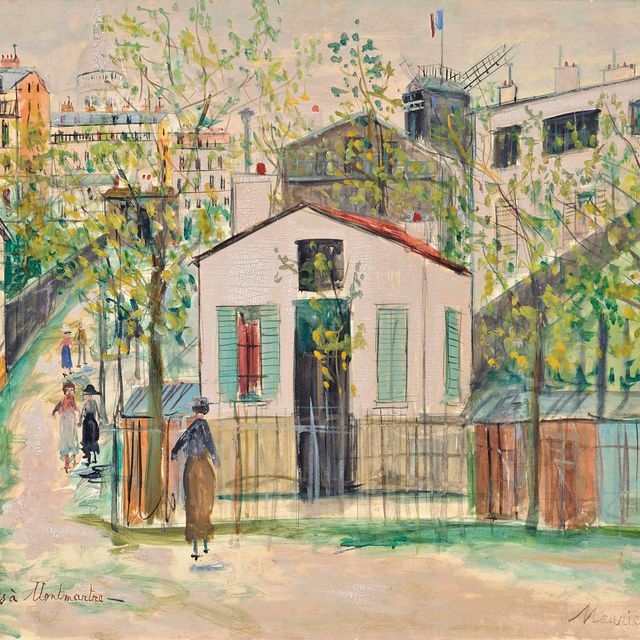 Maurice Utrillo — Маки на Монмартре