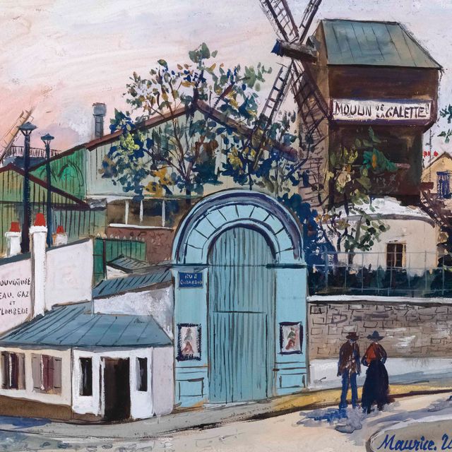 Maurice Utrillo — Мулен-де-ла-Галетт, улица Карфур, Лепик и Жирардон, Монмартр